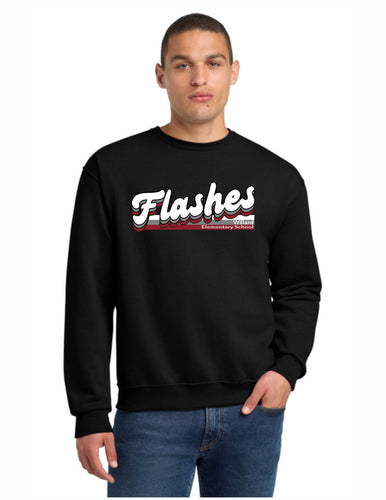 50/50 Black Crewneck