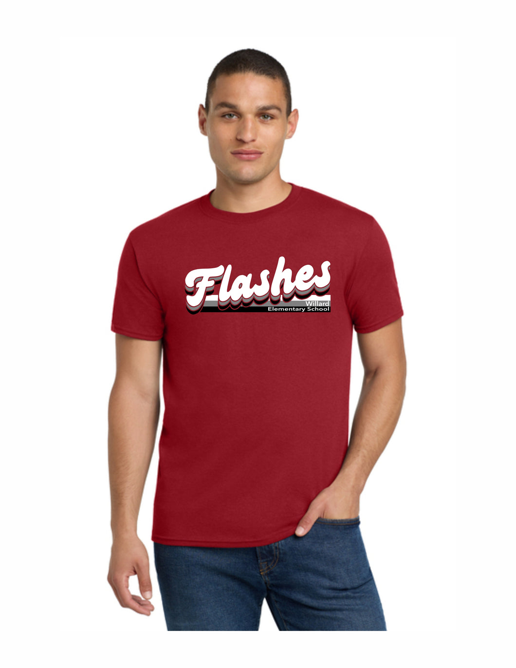 50/50 Crimson T-Shirt