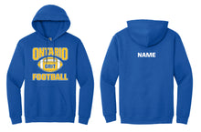 Load image into Gallery viewer, 50/50 Football Hooded Sweatshirt