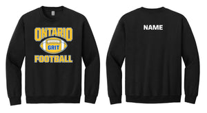 50/50 Football Crewneck Sweatshirt