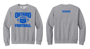 50/50 Football Crewneck Sweatshirt