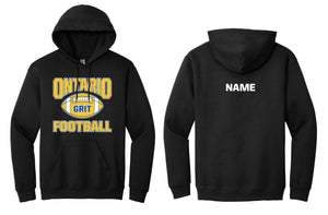 50/50 Football Hooded Sweatshirt