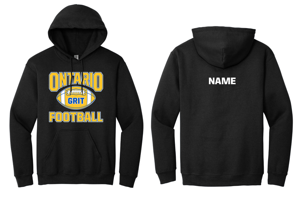 50/50 Football Hooded Sweatshirt