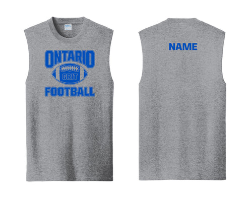 Cotton Sleeveless Football Tee