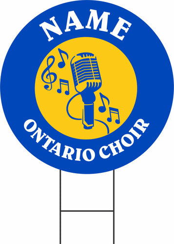 Choir Yard Sign