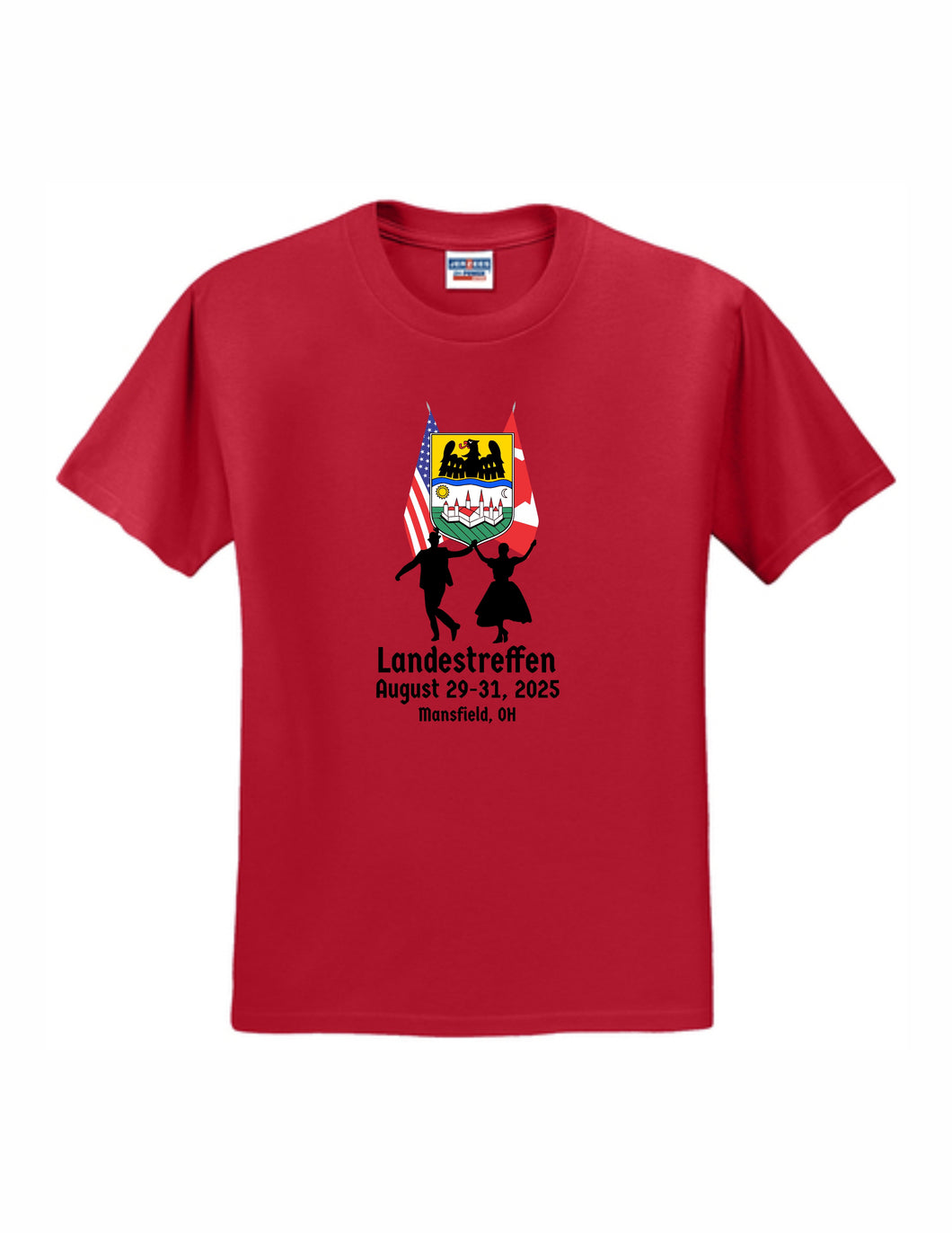 Red 50/50 T-Shirt