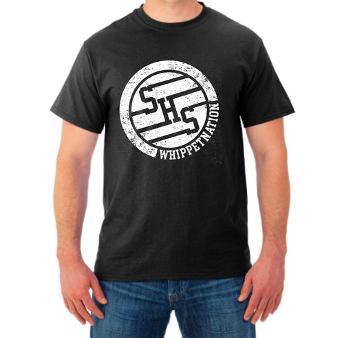 Whippet Nation White Circle T-Shirt