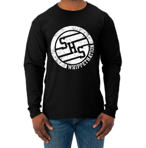 Whippet Nation White Circle Long Sleeve