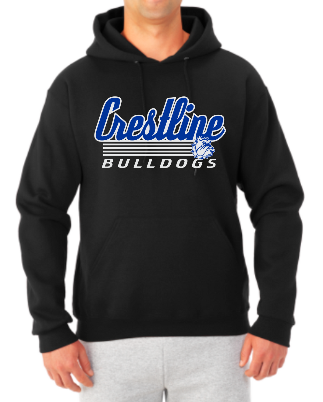 Crestline Bulldogs SD5 Hooded Sweatshirt