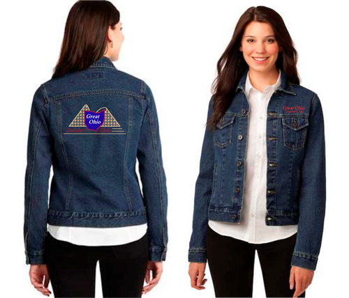 GOCC - Full Color Embroidered - Ladies Denim Jacket