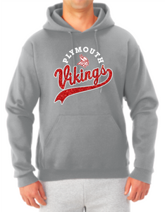 Vikings Sparkle Tail Hooded Sweatshirt