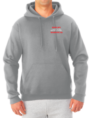 Shelby Whippet Left Chest Option 1 Hooded Sweatshirt