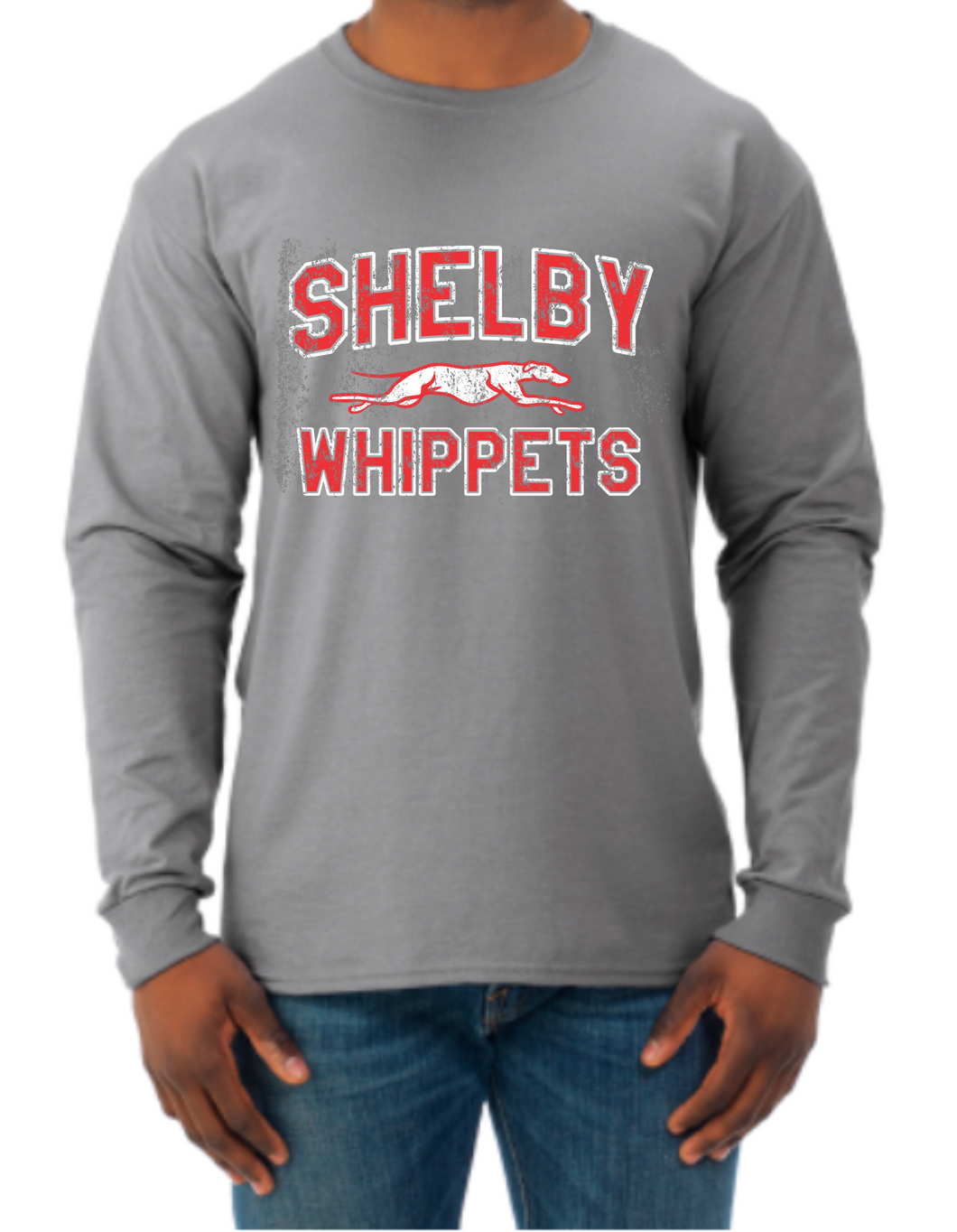 Shelby Whippet SW Dog Long Sleeve T-Shirt