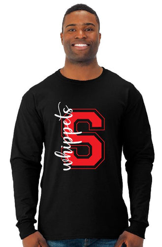 White Glitter Whippet Block S Long Sleeve