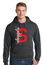 Load image into Gallery viewer, White Glitter Block S Hoodie